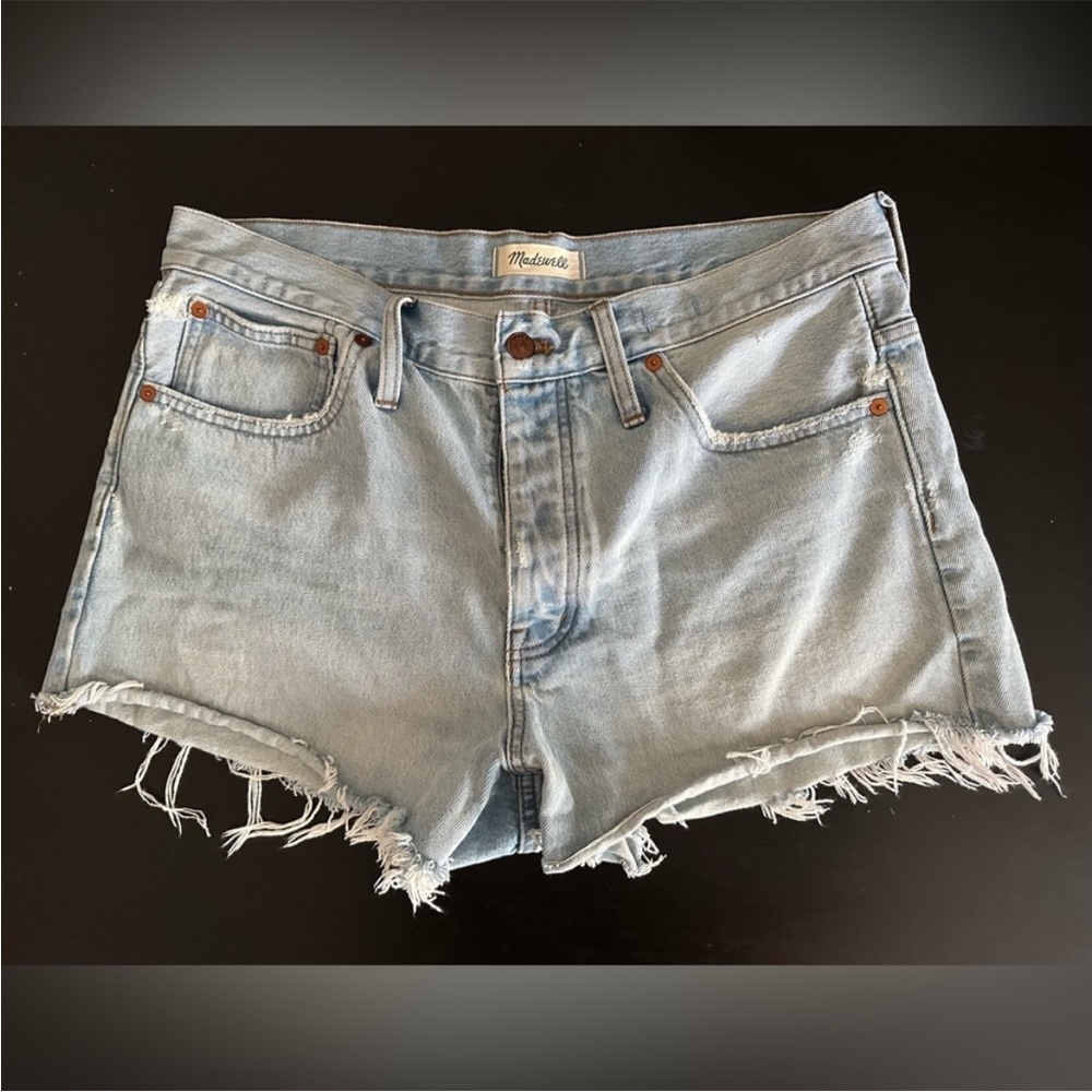 Madewell Women's Light Blue Denim Shorts